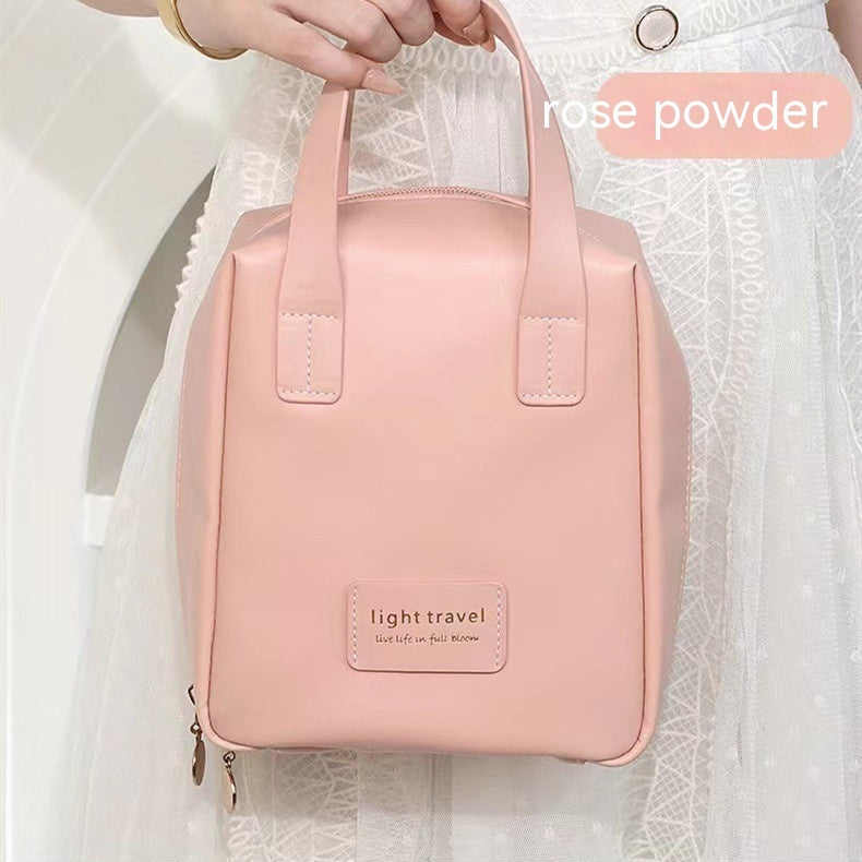 Shell Shape PU Leather Cosmetic Bag